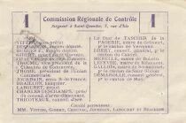 Frankreich 2 Francs - Unified Regional Bill - City of Iron