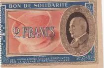 Frankreich 2 Francs 1941-1942 - VF - Serial BH