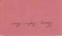Frankreich 2 Francs Appilly Inscription Manuscrite