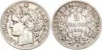 Frankreich 2 Francs Ceres - 1895 A Paris Silver