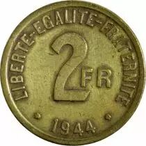 Frankreich 2 Francs France Libre - Philadelphia 1944