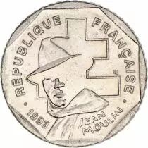 Frankreich 2 Francs Jean Moulin - 1993