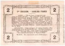 Frankreich 2 Francs Laon R&eacute;gional - 1916