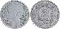 Frankreich 2 Francs Laureate head - 1945 C Castelsarrasin