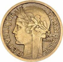Frankreich 2 Francs Laureate head -1934