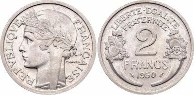 Frankreich 2 Francs Morlon - 1950