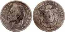 Frankreich 2 Francs Napoleon III - 1866 BB Strasbourg