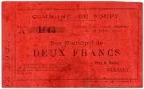 Frankreich 2 Francs Roupy City - 1915