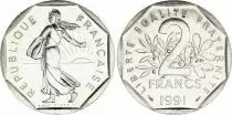 Frankreich 2 Francs Seed sower - 1991