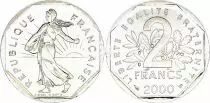Frankreich 2 Francs Seed sower - 2000 - BU