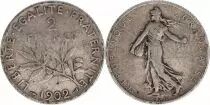 Frankreich 2 Francs Semeuse - 1902