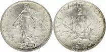 Frankreich 2 Francs Semeuse - 1914 C Castelsarrasin