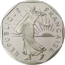 Frankreich 2 francs Sower - 1991 - Proof