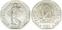 Frankreich 2 francs Sower - 1991 - Proof