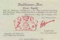 Frankreich 2 Marks Mulhouse Not issued - 03-08-1914 - WWI