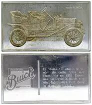 Frankreich 2 Oz Silver Bar - Medaillier Franklin - Buick 10 (1909) - Silver - 1982 - XF to AU