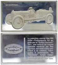 Frankreich 2 Oz Silver Bar - Medaillier Franklin - Marmon (1911) - Silver - 1982 - XF to AU