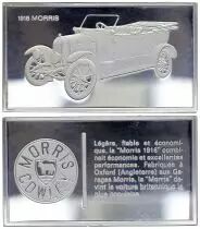 Frankreich 2 Oz Silver Bar - Medaillier Franklin - Morris 1916 (1916)  - Silver - 1982 - XF to AU