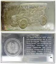 Frankreich 2 Oz Silver Bar - Medaillier Franklin - Peerless (1905) - Silver - 1982 - XF to AU