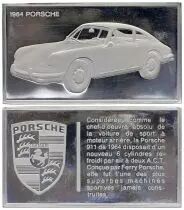 Frankreich 2 Oz Silver Bar - Medaillier Franklin - Porsche 911 (1964) - Silver - 1982 - XF to AU