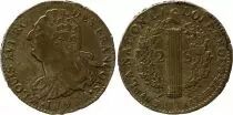 Frankreich 2 sols - Louis XVI - King of Fran&ccedil;ois - 1791 A with dot on the A - Scarce quality