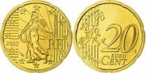 Frankreich 20 cent 2002 ? Proof (BE) ? From Official Set
