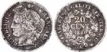 Frankreich 20 Centimes Ceres - 1850 A Paris Silver