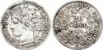 Frankreich 20 Centimes Ceres - 1850 A Paris Silver