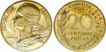 Frankreich 20 Centimes Marian - 1974 - UNC