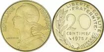Frankreich 20 Centimes Marianne - 1974 - From UNC Set