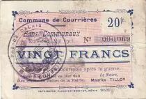 Frankreich 20 F Courri&egrave;res