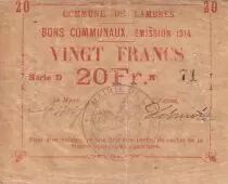 Frankreich 20 F Lambres