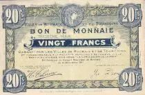 Frankreich 20 F Roubaix-Tourcoing Non &eacute;mis