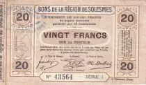 Frankreich 20 F Solesmes
