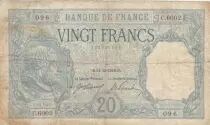 Frankreich 20 Francs - Bayard - 14-12-1918 - Serial C.6002