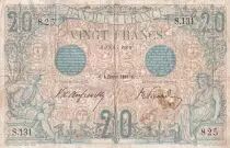 Frankreich 20 Francs - Blue - 08-02-1906 - Serial S.131 - F to VF - P.68