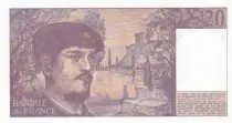 Frankreich 20 Francs - Debussy  - 1983 - Serial P.010