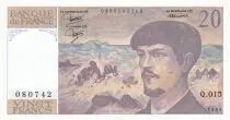 Frankreich 20 Francs - Debussy  - 1985 - Serial Q.015
