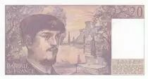 Frankreich 20 Francs - Debussy  - 1989 - Serial M.025