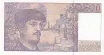 Frankreich 20 Francs - Debussy  - 1992 - Serial T.036