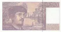 Frankreich 20 Francs - Debussy  - 1993 - Serial D.043