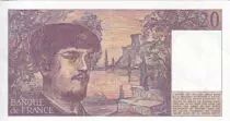 Frankreich 20 Francs - Debussy - 1980 - Serial A.001 - P.151