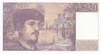 Frankreich 20 Francs - Debussy - 1980 - Serial C.004