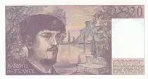 Frankreich 20 Francs - Debussy - 1980 - Serial W.002
