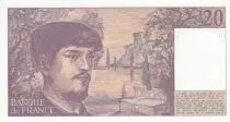 Frankreich 20 Francs - Debussy - 1981 - Serial W.007
