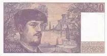 Frankreich 20 Francs - Debussy - 1981 - Serial Y.007