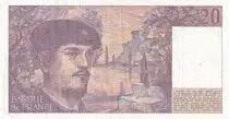 Frankreich 20 Francs - Debussy - 1982 - Serial H.009