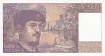 Frankreich 20 Francs - Debussy - 1983 - Serial P.011