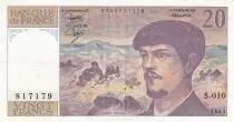 Frankreich 20 Francs - Debussy - 1983 - Serial S.010