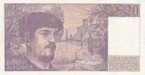 Frankreich 20 Francs - Debussy - 1983 - Serial X.011